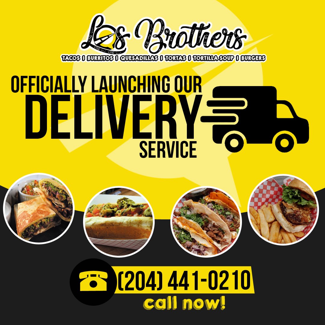 LosBrosMB's tweet photo. We have Delivery now..

Call our restaurant for pick up or Delivery!! https://t.co/vqwInbuTc4