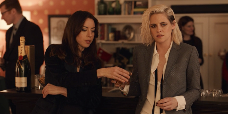 autostraddle's tweet photo. Now that we’ve all watched #HappiestSeason, our team got together to talk about Aubrey Plaza, bringing partners home for the holidays for real, Aubrey Plaza, Kristen Stewart’s suits, the whiteness of the film, what worked (Aubrey Plaza), and what didn’t. https://t.co/abPkPjXoRy https://t.co/BspljZXJPl
