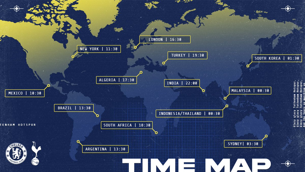 🌍 Tell us where you're tuning in from today! 👇

#THFC ⚪️ #COYS