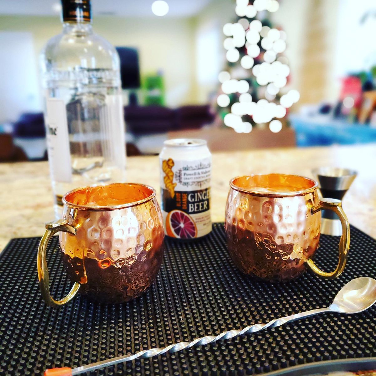 cocktailbro's tweet photo. Who else went with a blood orange Moscow Mule for Thanksgiving?  We decided to try ours with Blood Orange Ginger Beer from Powell and Mahoney. Pretty awesome, highly recommend it with your next Mule.

What was your drink of choice on Thanksgiving? Do share...

----

2oz Vodka
2oz https://t.co/YXFX1MzBwX
