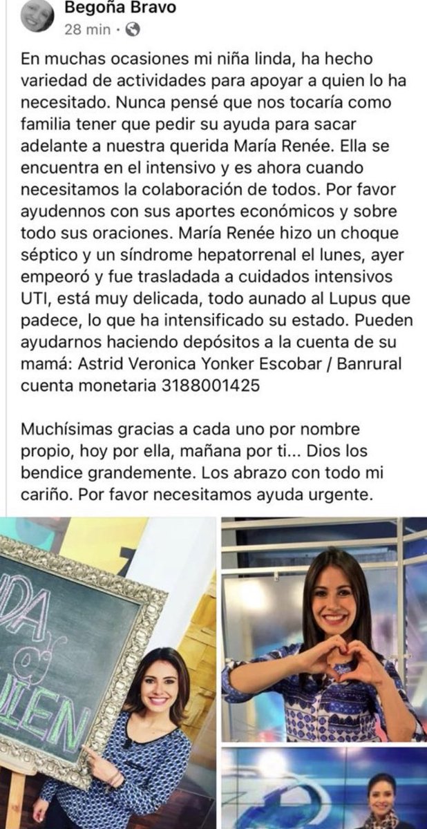 Por la pronta recuperación de nuestra querida <a href="/mariarenepy/">María Renée Pérez</a>

 Gracias por tu RT
