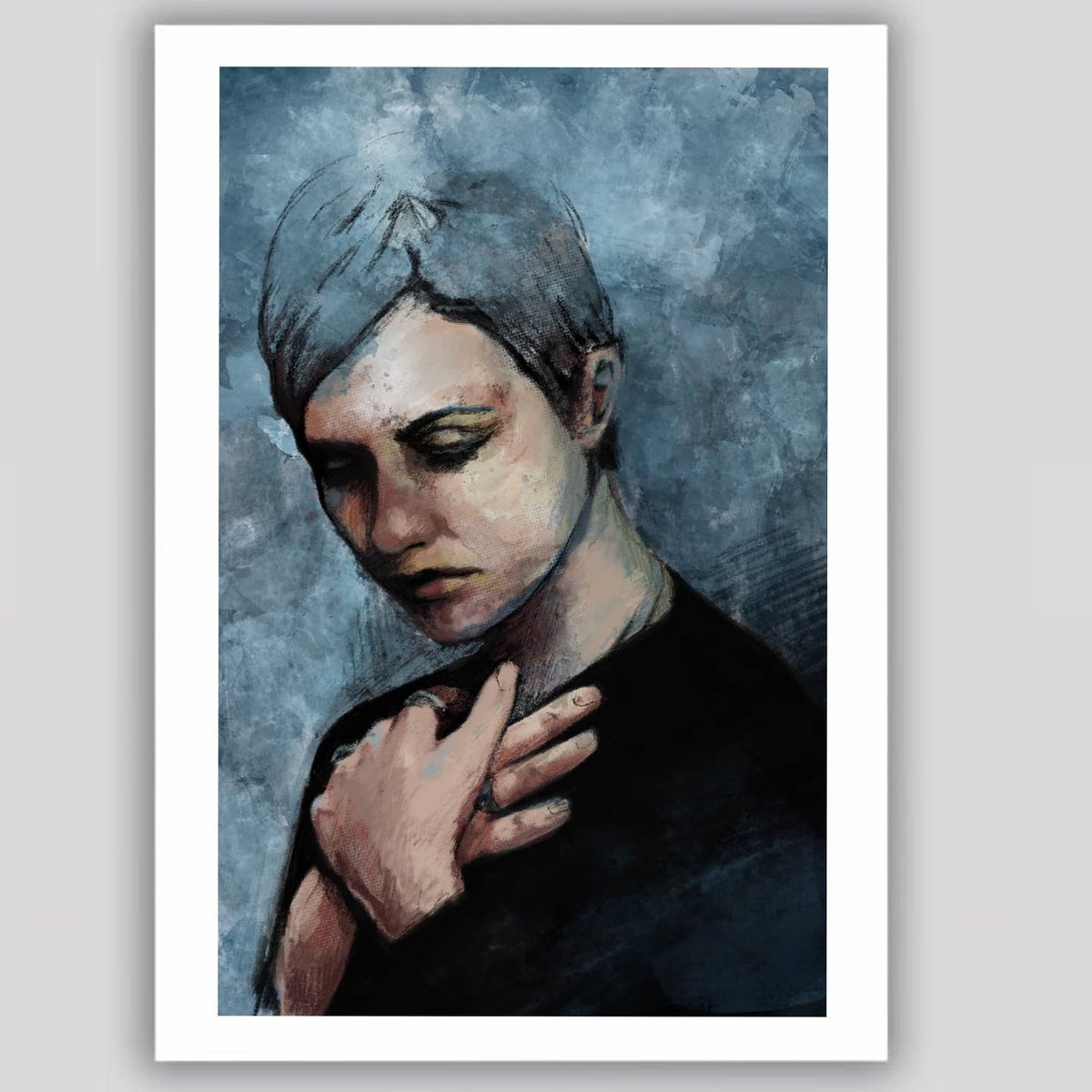 GmdAngela's tweet photo. This is the entry that I submitted for the @rte2fm #Salvation álbum cover competition. 
I was glad to take part as the work that @pieta.house does helping people means a lot to me.
#cranberries #salvation #procreate #digitalart #Ireland #doloresoriordan #pietahouse https://t.co/azmGwVlBRA