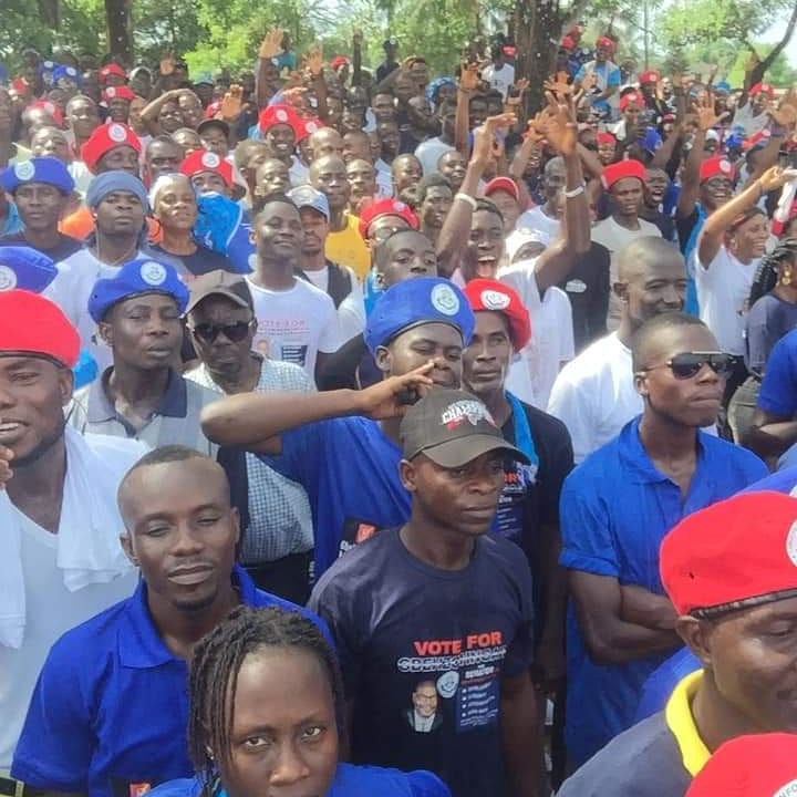MayorKoijee's tweet photo. Grand #Bassa too has surrendered to the Mighty Coalition for #Democratic Change after the leader, His Excellency made an unforgettable turnout that shifted the debate. #Congratulations to Gbezohngar Findley, next Senator of Grand Bassa County. In the #CDC we conquer. #Muyan https://t.co/vArnUOC4vy