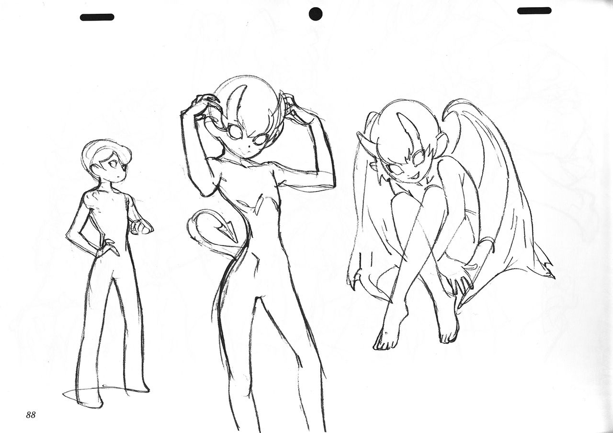 @banjosekazooie Es exactamente como mencionas, se nota de lejos que el estilo occidental lo llevó hacia su estilo actual de diseño de personajes, pues hasta sus diseños más básicos presentan rasgos característicos de los cartoon