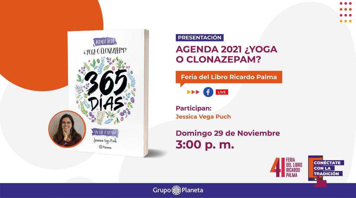🔴#INVITACIÓN
Empieza de nuevo cada vez que necesites. Nada es el final. Sigue avanzando. Un día a la vez. Aprende cómo durante la presentación de la Agenda 2021 ¿Yoga o Clonazepam? de @YogaoClonazepam 🗓️
¡Te esperamos! 👇
📍 Míralo en el FB Live de la @FRicardoPalma https://t.co/CpxopBznXj