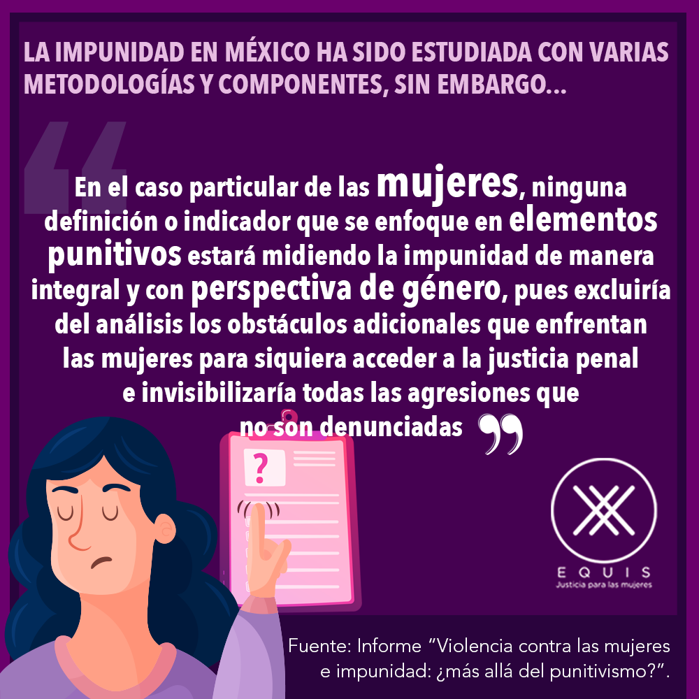 EquisJusticia's tweet photo. #16DíasDeActivismo vs la #ViolenciaDeGénero 💥
¡No midamos la #impunidad desde una perspectiva exclusivamente #punitiva! Es decir, con base en la ausencia de sanciones penales.
Esto invisibiliza todas las violencias que no llegan a denunciarse...
+ acá: https://t.co/wD6bQMrhJf https://t.co/PAALT7xKfp