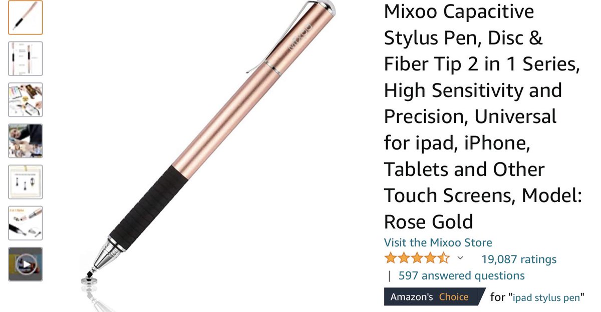 I have two of these, one for work and one for home, and I love them! They work so well with my iPad. I paid full price for both of mine and they were worth every penny. amzn.to/2VcGrYd

#deals #blackfriday
