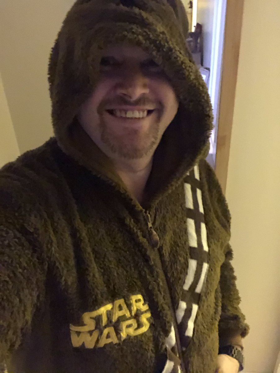 The star wars onesie is out for the toy show. I’m more excited than the kids.
 #LateLateToyShow