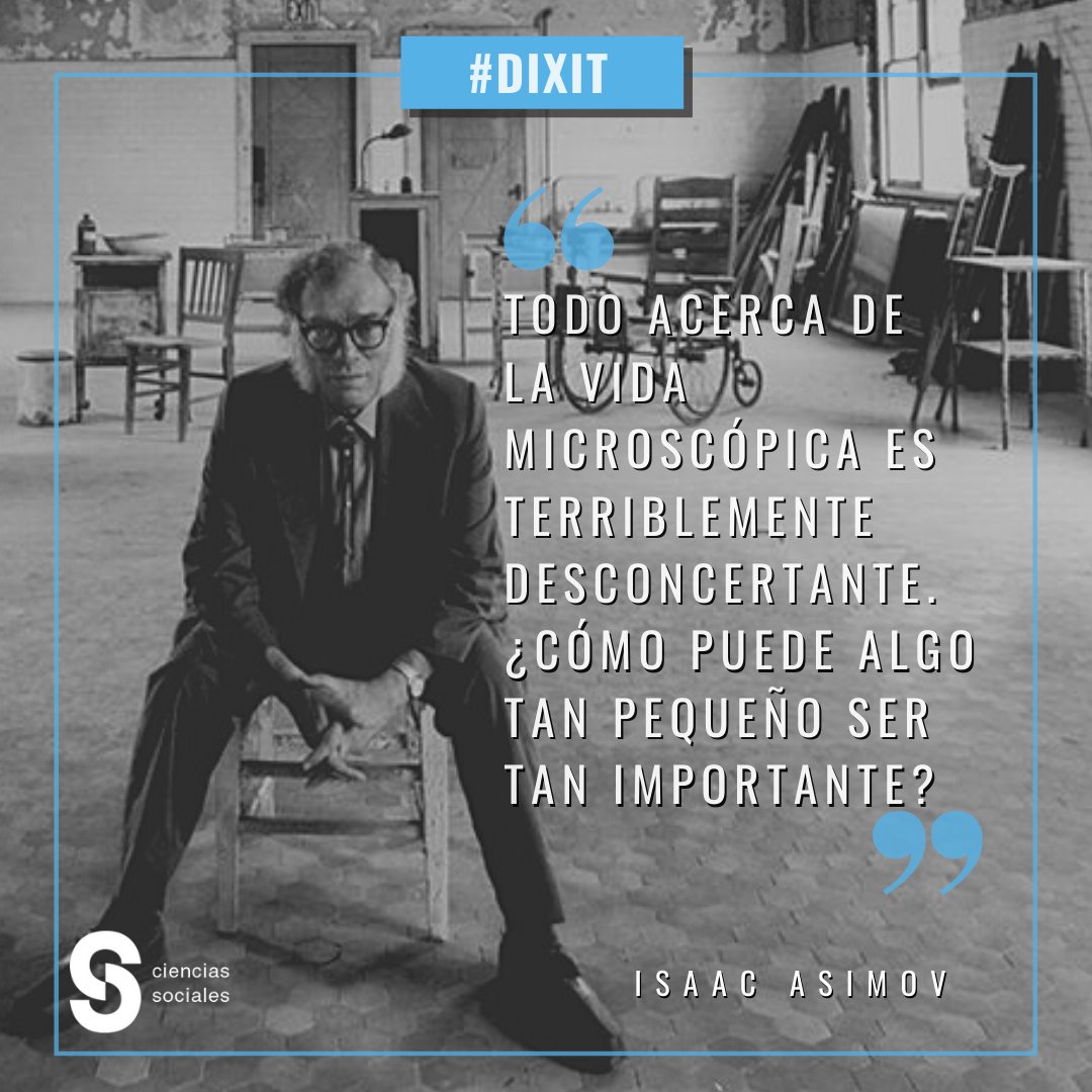 educ_sociales's tweet photo. #DIXIT
ISAAC ASIMOV

#asimov #pensamientos #frases #virus #ciencias #cienciassociales https://t.co/u6lMVhwc9V