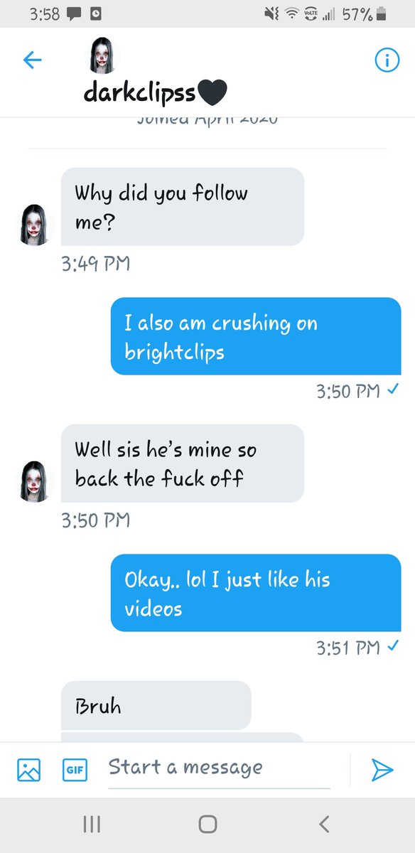 Chloeclover7's tweet photo. Damn just i cant watch @Brightclips  vids anymore and I guess my name is Karen there's soo much more to this story #crazy https://t.co/lcKa9BX35k