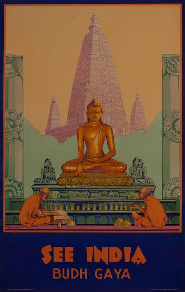 Vintage travel posters india