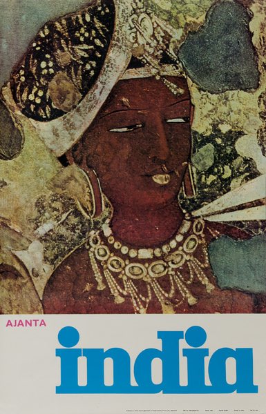 Vintage travel posters india