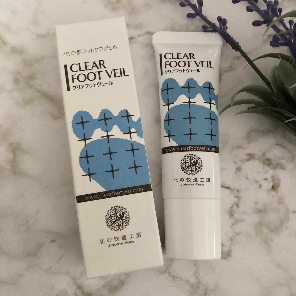 クリアフットヴェール25g × 北の快適工房 クリアフットヴェール 25g×6本
