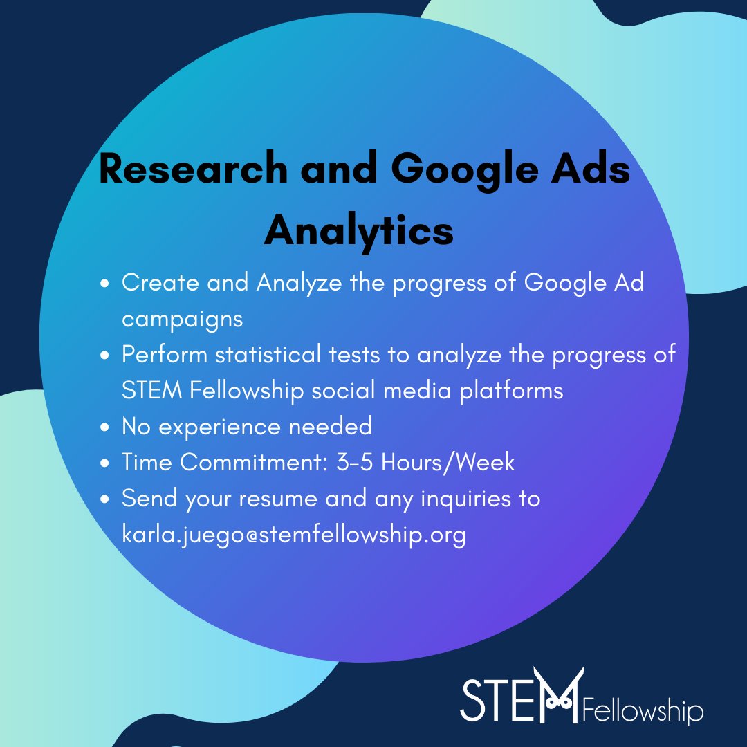 STEM_Fellowship's tweet image. 🚨VOLUNTEERS WANTED!!!🚨
Don’t miss out on the chance to become part of STEM Fellowship! The deadline to apply is Dec 6th (except for the SciComm Team Member positions due Dec 7th.)
Applications are accepted on a rolling basis so apply early!

Visit: stemfellowship.org/join-us/