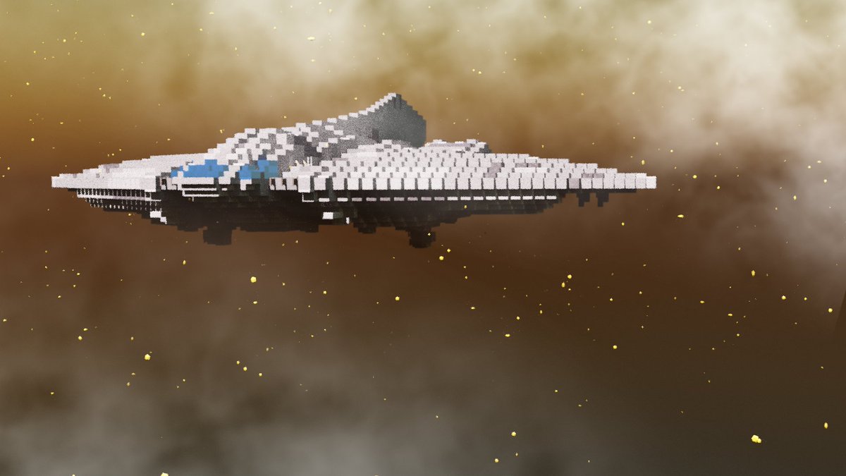 few edits from halo  ship render I did from a member of @EnderNovaMC built
x.com/Kami_CEO/statu…
appreciate these builds to improve, especially these spacy scenes.

More coming from them and hopefully a water animation🌊