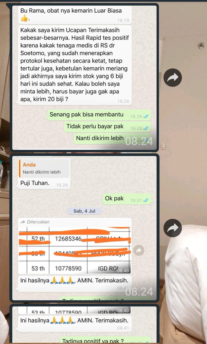ramayanti81's tweet photo. @jokowi @Kiyai_MarufAmin Berikut sebagian bukti-bukti yang sembuh https://t.co/VjfzfV9AKq