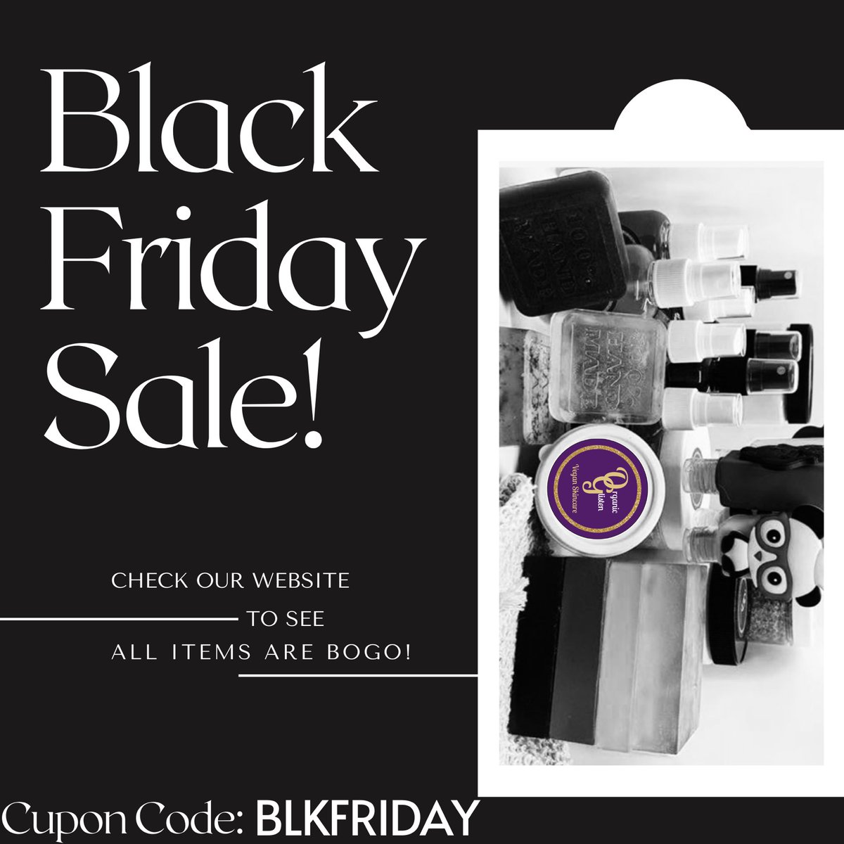@KarlousM Make sure you all head to the website today! Coupon code: BLKFRIDAY Who doesn’t like free?! Stock UP for the lockDOWN! 🧼 🌱 #vegan #soap #Blackfridaydeals #Blackfriday #Blackfridaysale2020
https://t.co/R4Zxe3ygSk https://t.co/4Dxcs14FfG