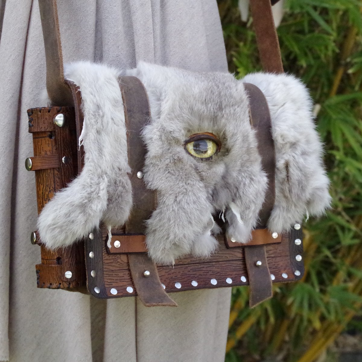MerchantGreen's tweet image. Our Mimic Bags will only be for sale until Dec. 31st.  After that, they will be unavailable.  Real rabbit fur, with 4x7" dice tray attached.  

Only three available!