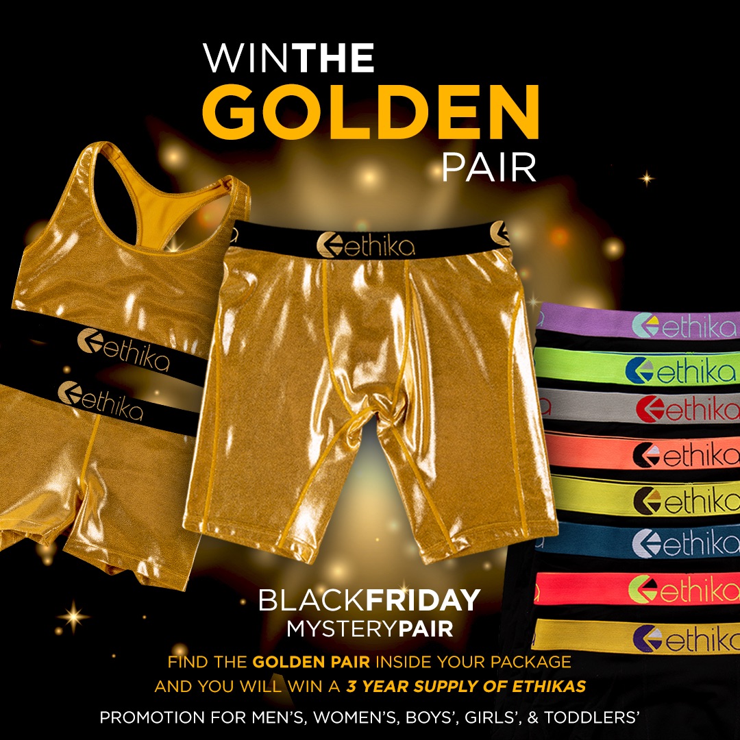 Ethika on X: Our annual Black Friday Mystery Sale and Contest is