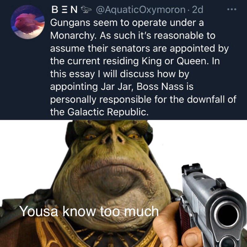 If what you told me is true, you will have gained my trust : r/PrequelMemes