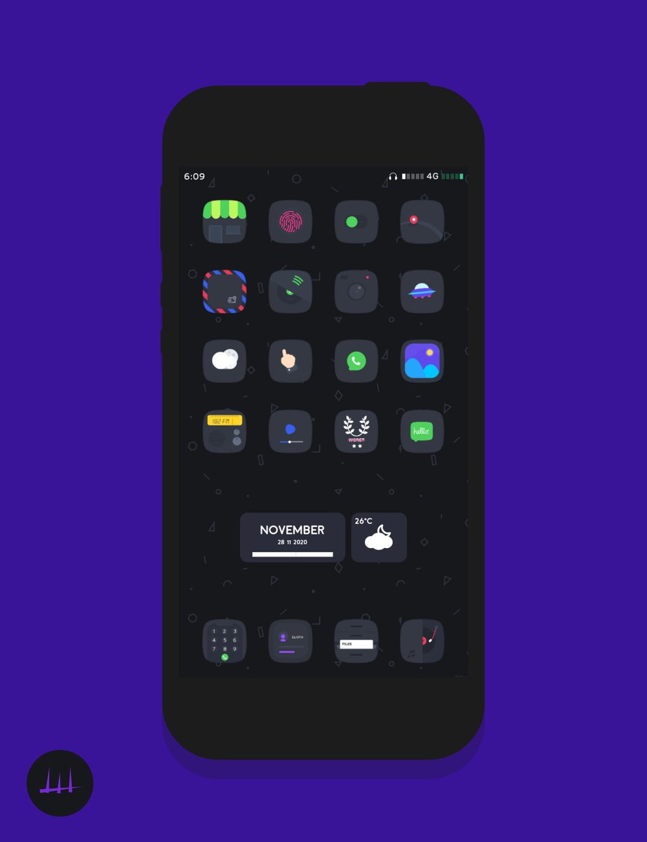 Widgyz's tweet photo. Wall and icon @kurapzs 
Widget @MFDSGN 
Sb @addamlsumitra https://t.co/6pZUCIrudR