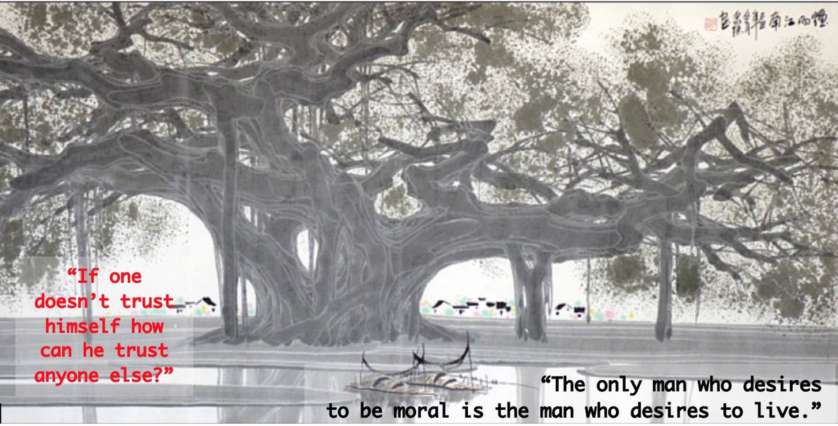 Lo_VVriter's tweet image. Ayn Rand and Lao Tzu have more parallels than one would imagine.
So do the left and the right. But we are besieged by those whose main goal is to divide us. They lie and revel in our pain that they falsely direct at others.
Through the truth we can decide. Find the truth.