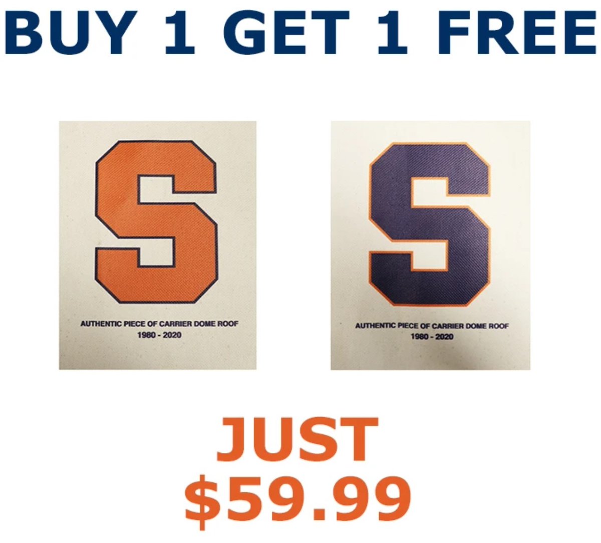 CXSTUFF's tweet photo. Orange fans - great win at The Loud House tonight! Feeling nostalgic of the Old Dome? Get this LIMITED OFFER DOORBUSTER 2 11x14 pieces of the Old Dome Roof for just $59.99!!!

GO ORANGE https://t.co/i0eMZ9JJ1K