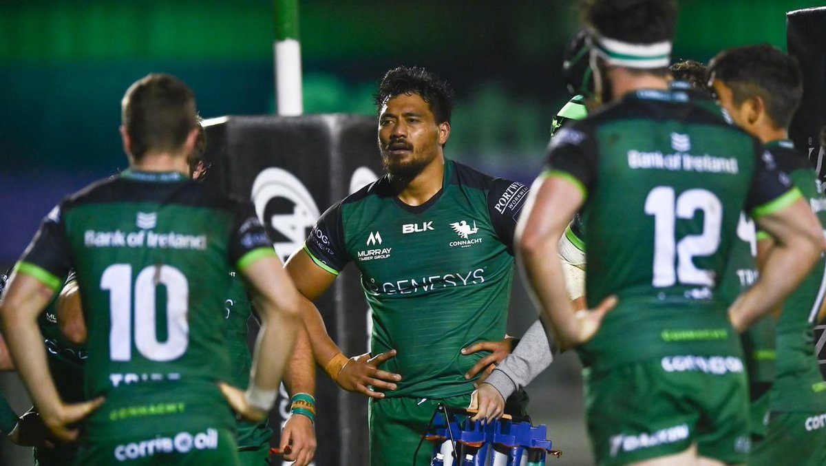 Five week ban for Connacht's Abraham Papali'i after Zebre red card