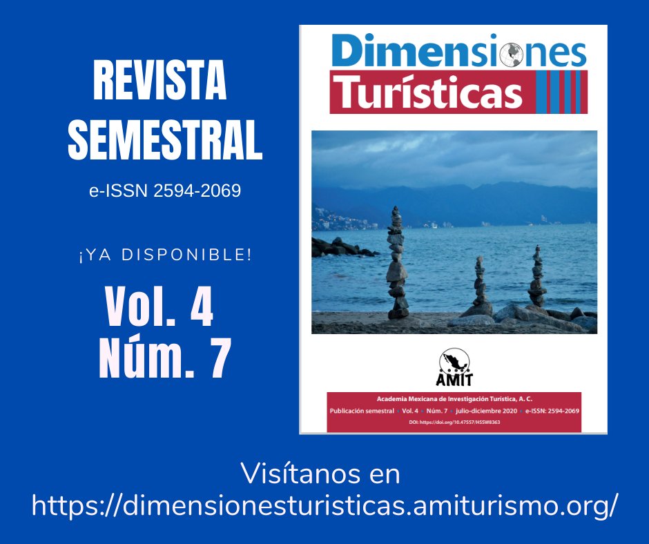 DimenTur's tweet photo. #YaDisponible  #DimensionesTurísticas

Visita https://t.co/SazElLmuNP para consultar el número 7 de nuestra revista, edición completa y por contenido. https://t.co/gs1bd8aOkr