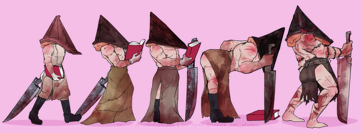 bobateapenguin's tweet photo. Bimbofication of Pyramid Head 

#dbdfanart #pyramidhead https://t.co/LZE3rSp9tH