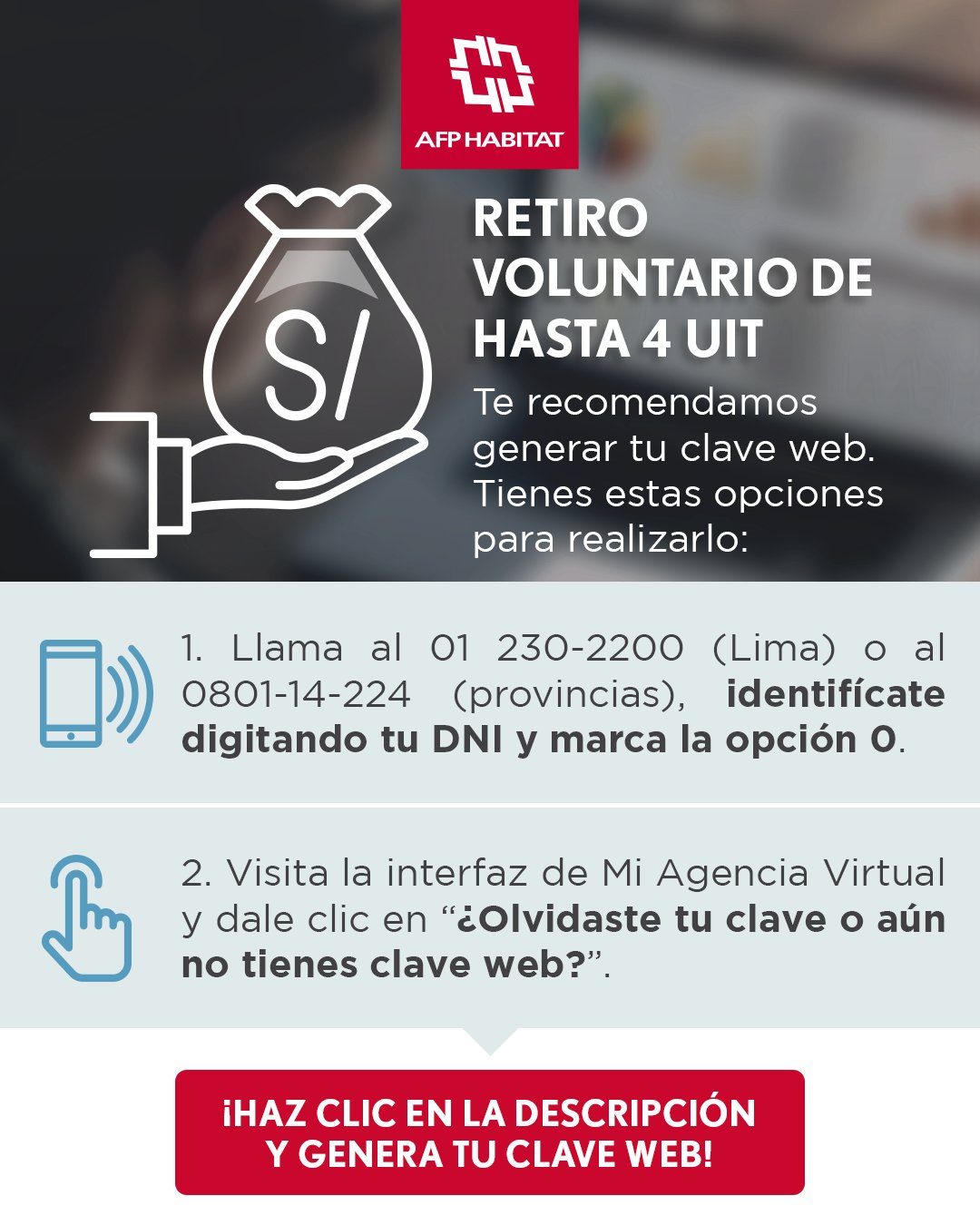 AFP Habitat Perú on Twitter "Genera tu clave web ahora 👉 https//t.co