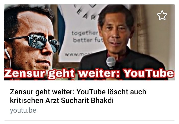 Ignaz Bearth über die grassierende #Zensur: Youtube löscht den Kanal von Sucharit #Bhakdi (