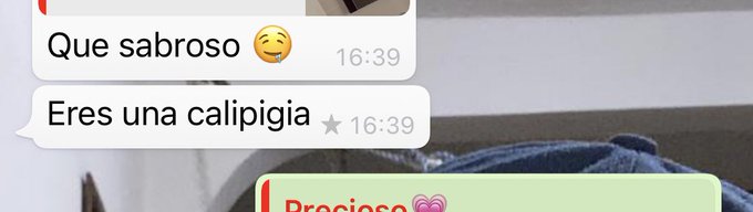 ajajaja al &uacute;nico hombre que le permito que hable de mis nalgas y me las chulee es mi novio, ok? https://t