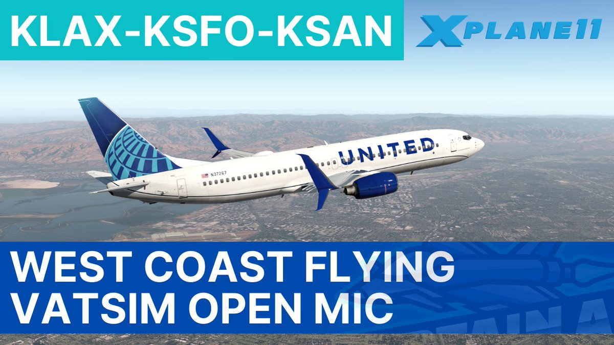 Join me live as I fly in @vatusa Open Mic - Los Angeles to San Francisco to San Diego on @vatsim in @XPlaneOfficial!
Live at 0000Z.
https://t.co/tsDxwTeuDD
#aviation #flightsim #youtube #vatsim #xplane #vatusa #openmic #streaming #usa #la #sfo #sandiego #gaming https://t.co/eVQaWUJOKD