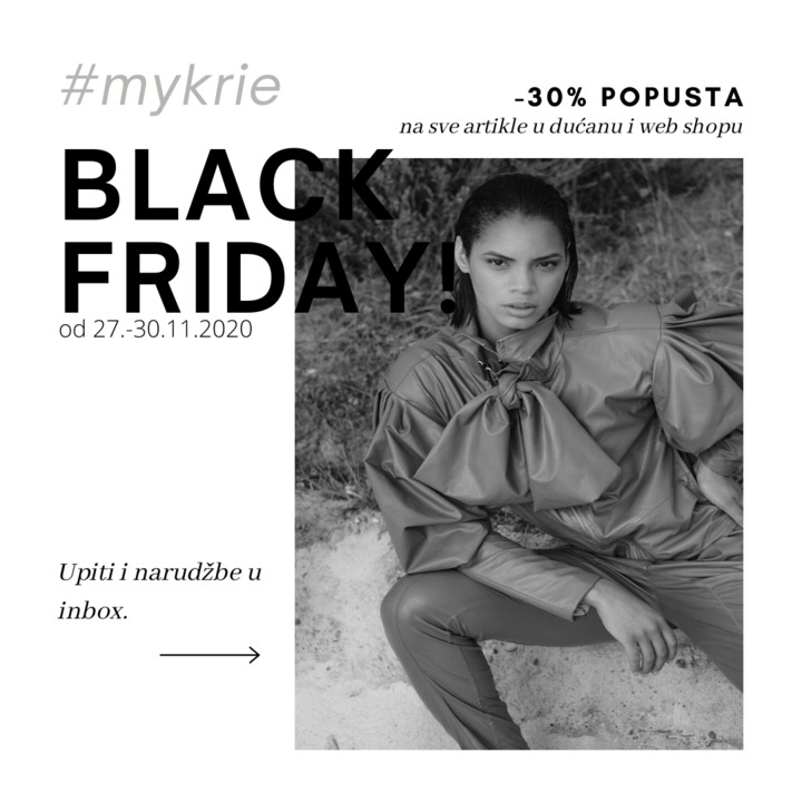 KRIEDESIGN's tweet photo. Black Friday weekend, 30% on all jackets and coats.   
For web shop use code: krie30

#blackfriday #sale #30% #blackfridaykrie #kriedesignblackfriday #blackfriday2020 https://t.co/fMZEeQEbK5