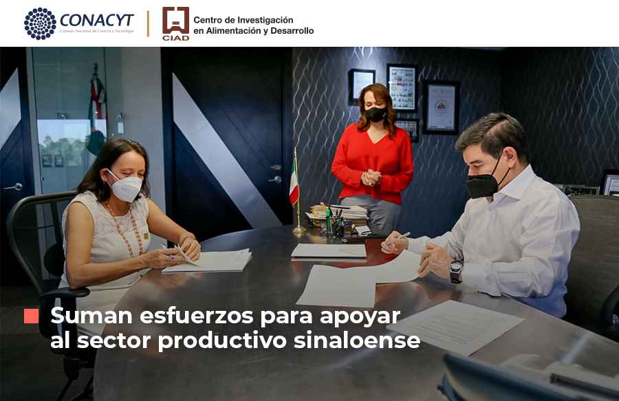ciadmx's tweet photo. El CIAD y la Secretaría de Economía Sinaloa firmaron un convenio de colaboración para el proceso de asesoría y capacitación de la declaración nutrimental de productos #alimenticios, para impulsar su posicionamiento en #mercados nacionales y extranjeros
➡️https://t.co/MskGj4LIAM https://t.co/7nvoaaDnyY
