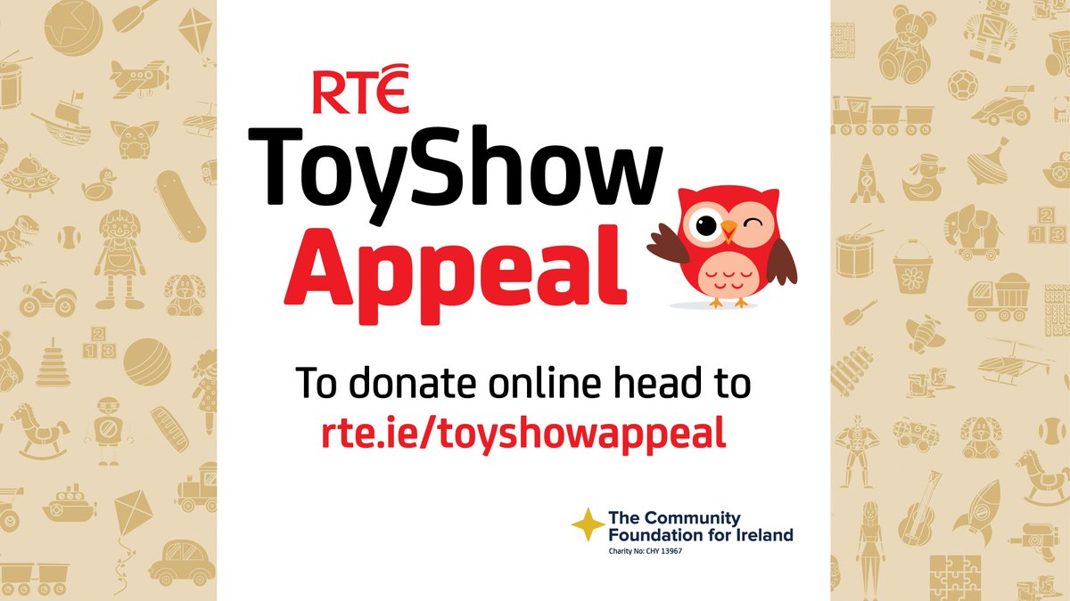 CommunityFound's tweet photo. Wow wow wow...Over 5 Million Euro for first ever #RTEToyShowAppeal , we remain open online... Thank You....online we remain open...2021 is going to be a completely different year @RTELateLateShow @rteone #LateLateToyShow https://t.co/nY3X9i0l6r