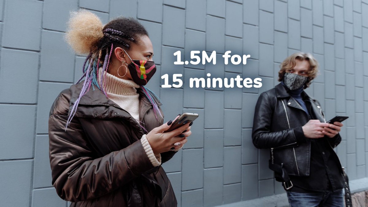 For the App to work, you need to be within 1.5 metres of someone, uninterrupted, for 15 minutes. In many cases the app will need to be open and on the screen on both phones to work correctly.