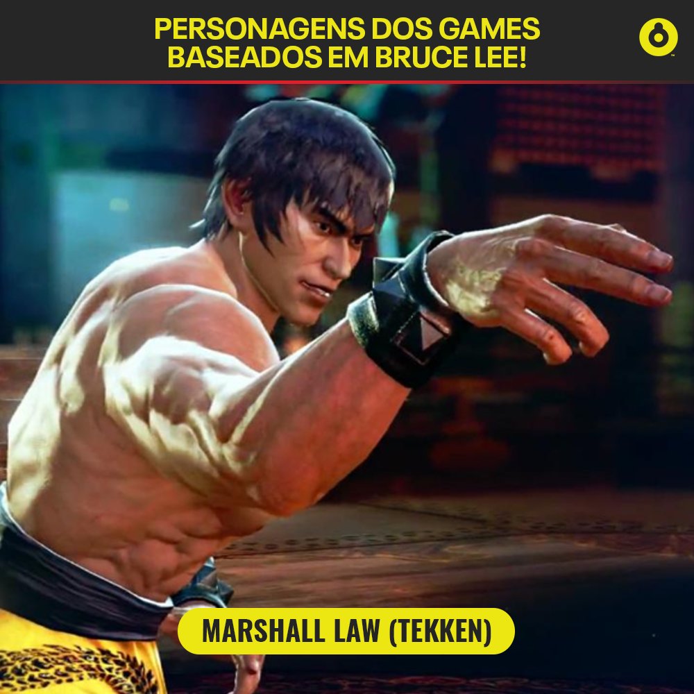 Ainda celebrando os 80 anos de #BruceLee , veja alguns personagens dos games que foram inspirados na lenda! https://t.co/ZP1nJD9T4r