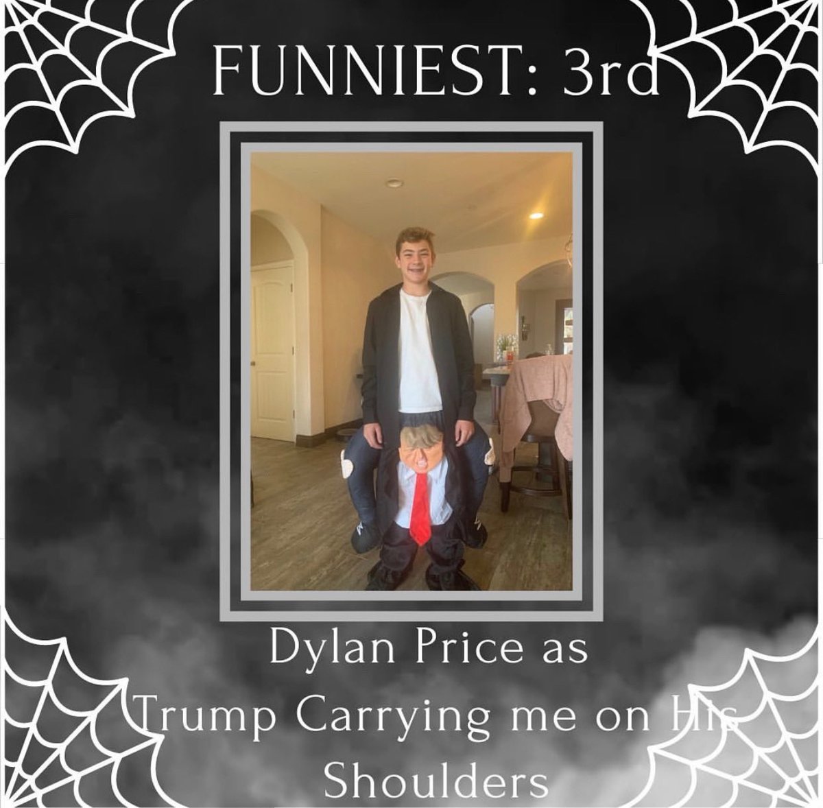 Congratulations to the Winners of the Halloween costume contest!