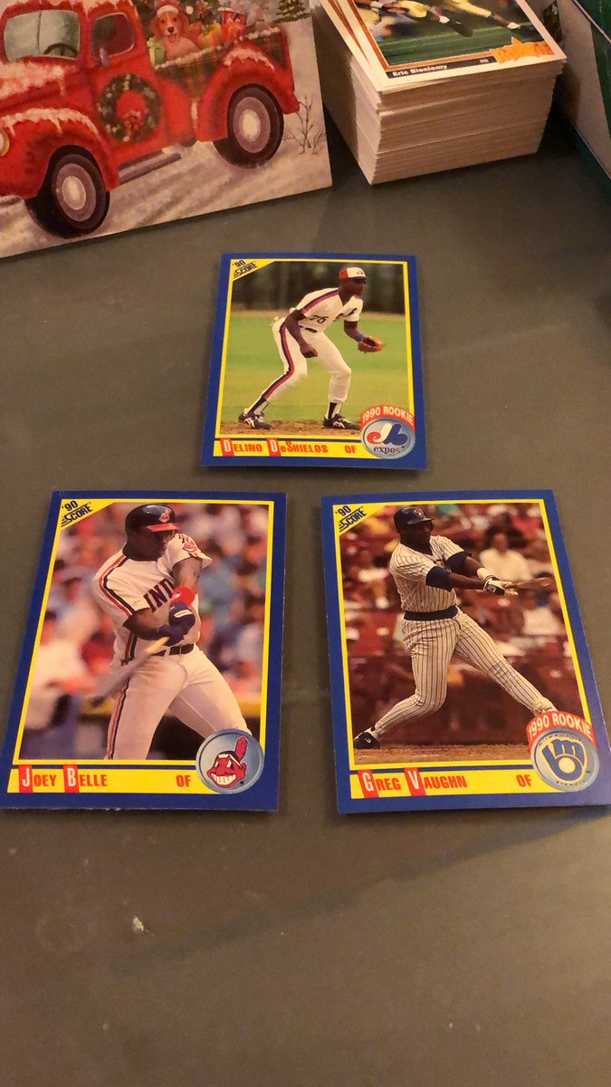 zachbyrne's tweet photo. Still fun to pull these hot rookies 30 years later.  #1990Score #JunkWax https://t.co/8jSr4XFCzG