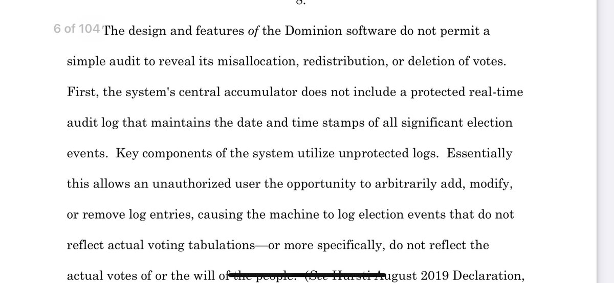 ...detailing how easy it is to change votes and cover your tracks by changing log so that it can’t be adequately audited. What MF elected official says “oh, yes! This weak ass software would be PERFECT for an American election”? Five minute break.