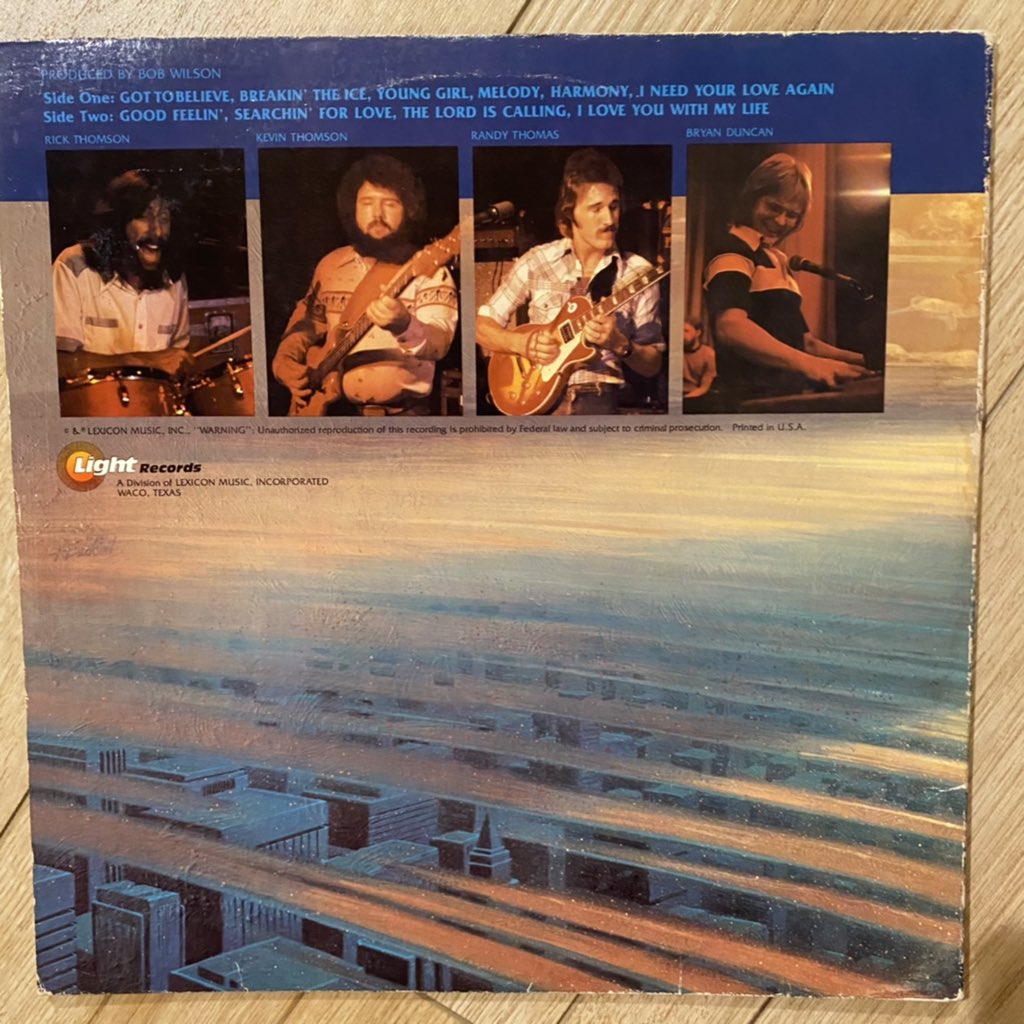CMoneyKS's tweet photo. Heading down the #CCM #RabbitHole #SweetComfortBand #BreakinTheIce these guys were pretty funky (in a good way). Saw them at Evangel Temple in ‘79 with Phil Keaggy and 2nd Chapter of Acts, great show. #LightRecords #LexiconMusic #1978 https://t.co/D70qqVq4OE