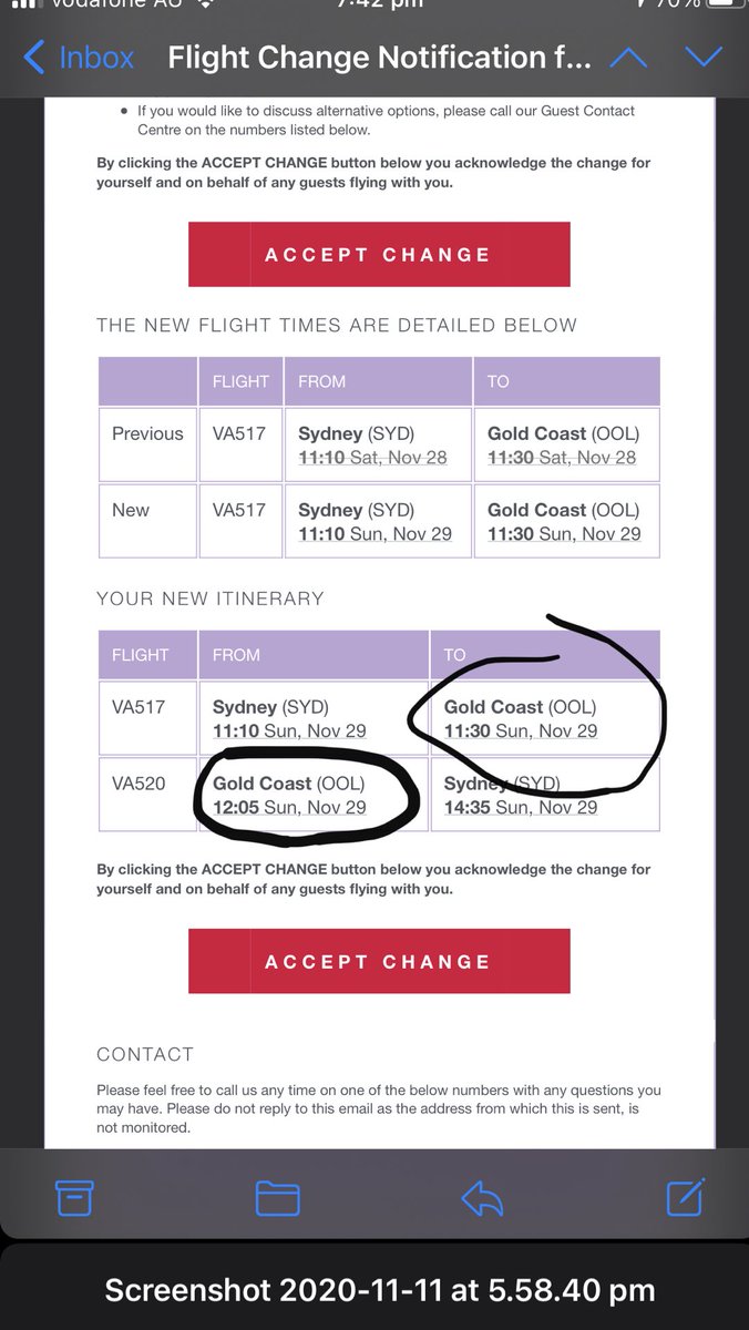 21CLDarren's tweet photo. Either click the big red except button and enjoy my 30 minutes in GC before I get back on the plane. Or try my luck with your understaffed call centre. Well played ⁦@VirginAustralia⁩ You win. https://t.co/X6DZpKSNeb