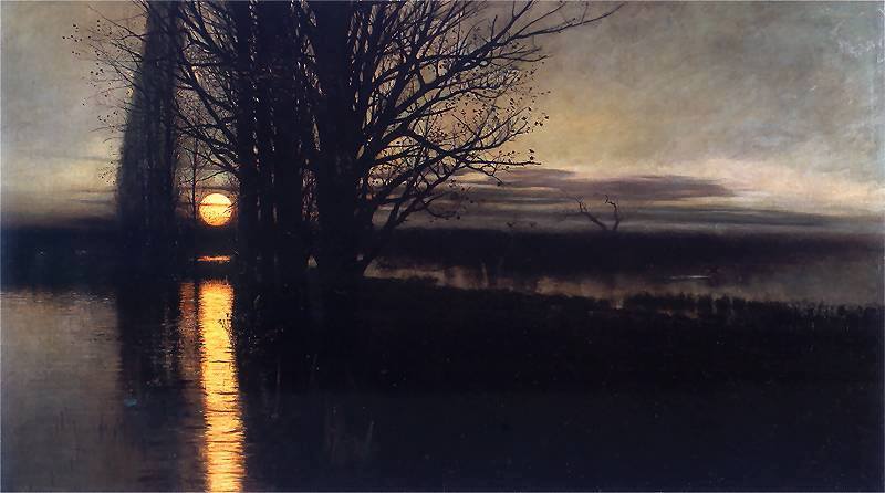 Stanisław Masłowski (Polish, 1853-1926), Moonrise, 1884