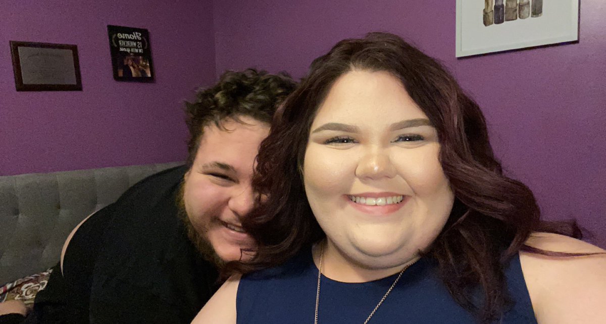 BaleighRadune's tweet photo. @mega64 This is me and my bf. I’ve been trying to get him a ps5 since they came out. It’s the only thing he wants for Christmas🥺👉👈 https://t.co/eKuWoOqfno