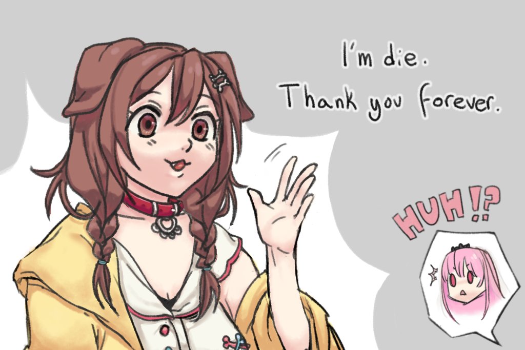 virtualcirkus's tweet photo. loved this part in the stream lol
#カリころ 
#Calikoro 
#できたてころね 
#callillust https://t.co/Z8Foxoe6xz