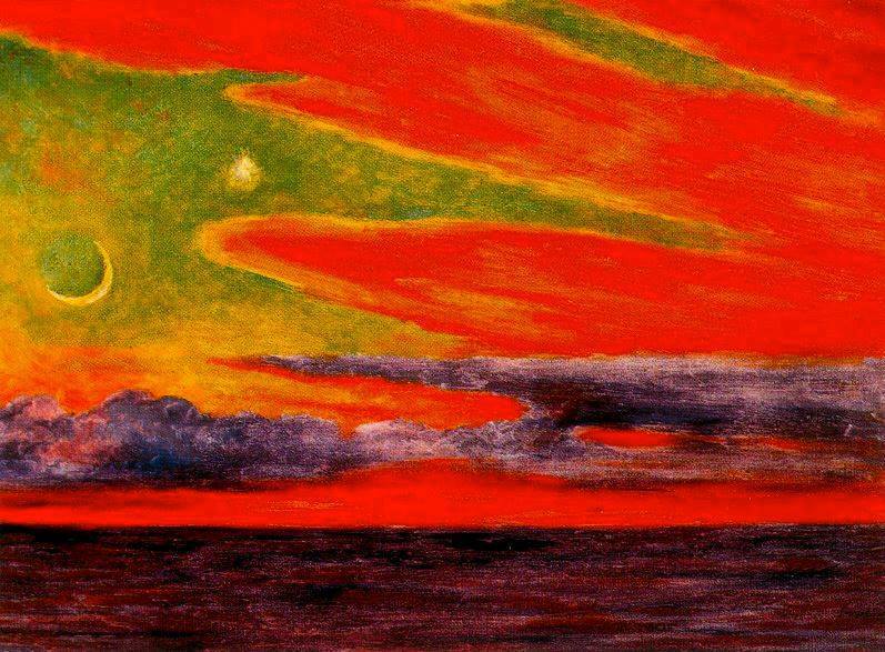 Diego Rivera, Evening Twilight at Acapulco, 1956