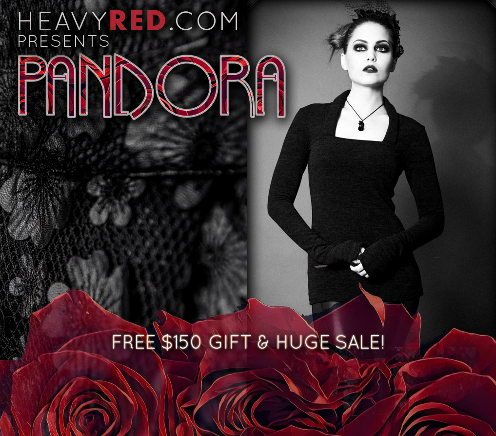 Don't miss our Black Friday Sale + Annual HUGE Giveaway - FREE Pandora's gift bag full of dark goodies (worth $150)!!! 
Our way of saying we are so thankful for all of you. heavyred.com
Sale items:heavyred.com/collections/sa…
