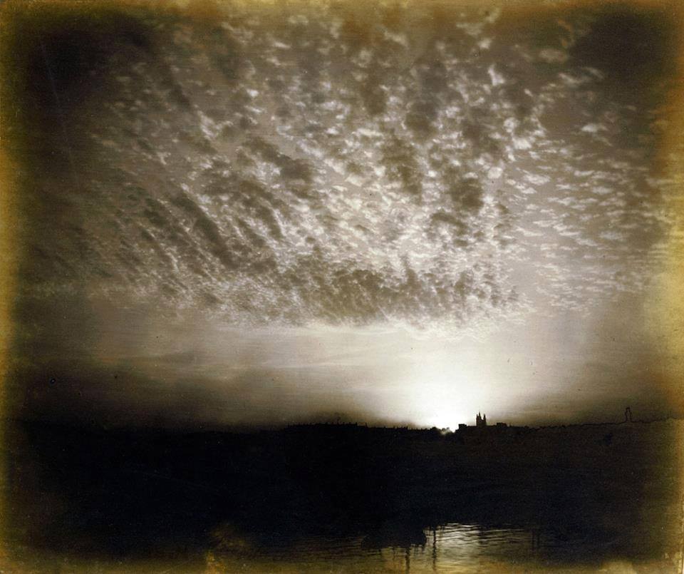 Colonel Henry Stuart Wortley (1832 – 1890), 'The Day is Done, and the Darkness Falls from the Wings of Night', - albumen silver print, 1862
